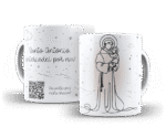 Religiosa com QR Code - Artes para Canecas - Imagem 13
