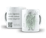 Religiosa com QR Code - Artes para Canecas - Imagem 14