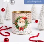 Printable - Arte para Tubolata 10x10cm - Feliz Natal (Balloon)