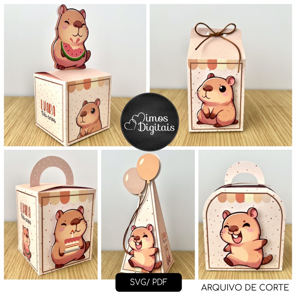 Capivara - Kit Festa Pronta - Imagem 1