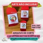 Cartão para Botton 32, 44 e 58mm - Arte não inclusa