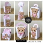 Chá de Bebê Ursinha Rosa - Kit Festa Pronta