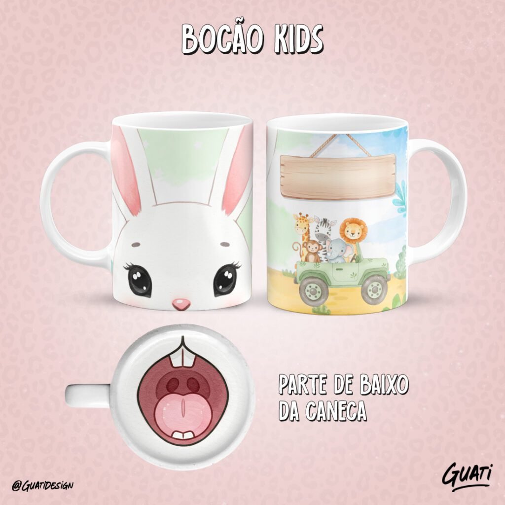 Bocão Kids - Artes para Caneca - Imagem 1