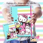 Coleção San Rio – Caderno A5 _ Bloquinho A6 + Pack Papelaria Fofa - Imagem 6