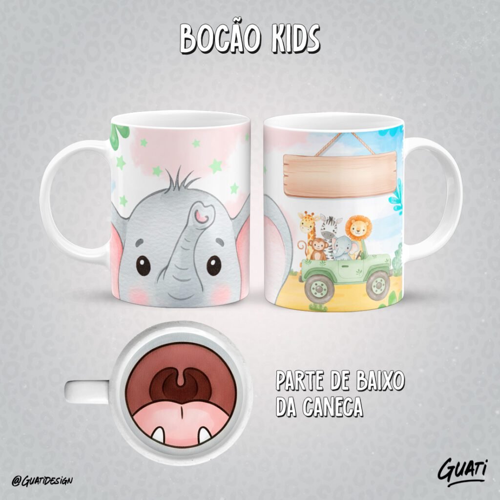 Bocão Kids - Artes para Caneca - Imagem 2