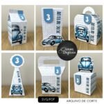 Fusca Azul - Kit Festa Pronta