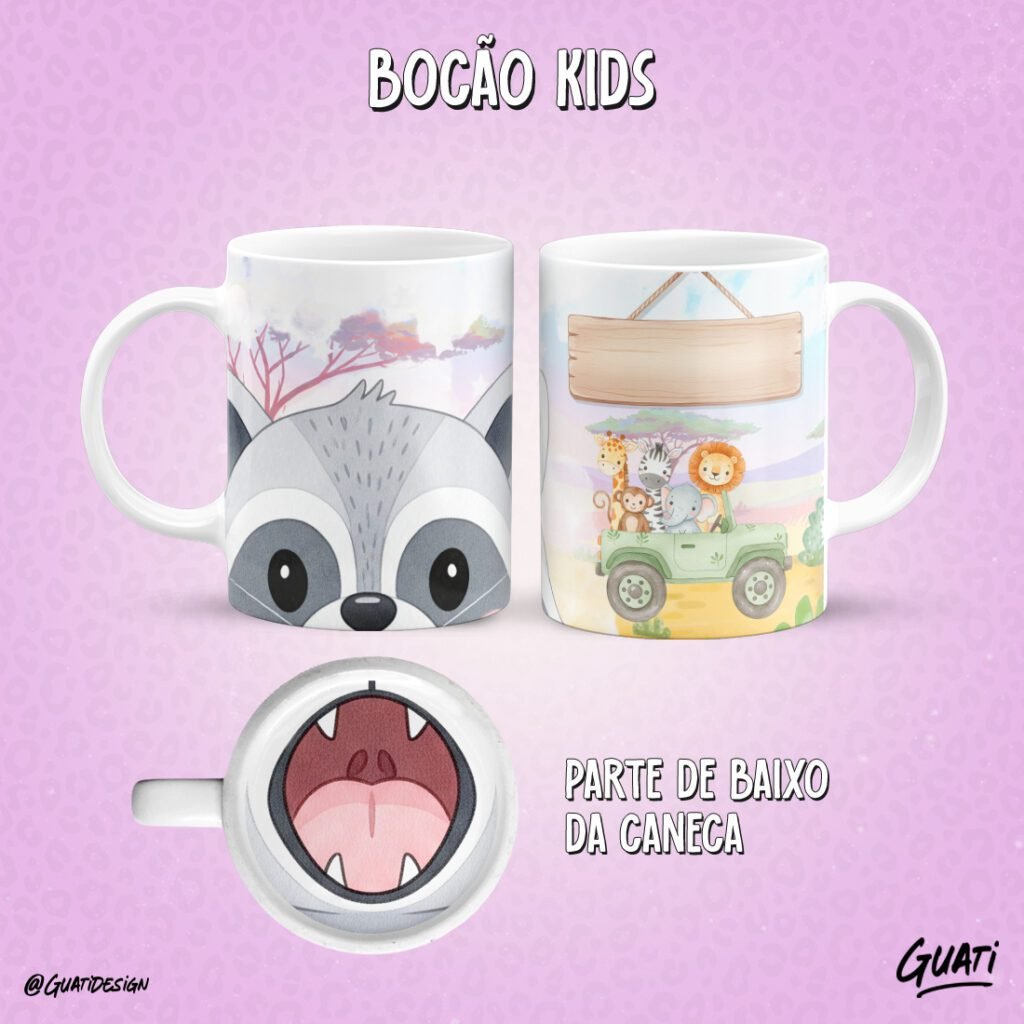 Bocão Kids - Artes para Caneca - Imagem 4