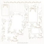 Toile de jouy – Brinquedos Bege - Imagem 4