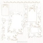Toile de jouy – Brinquedos Bege - Imagem 5