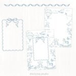 Toile de jouy – Brinquedos Azul - Imagem 3