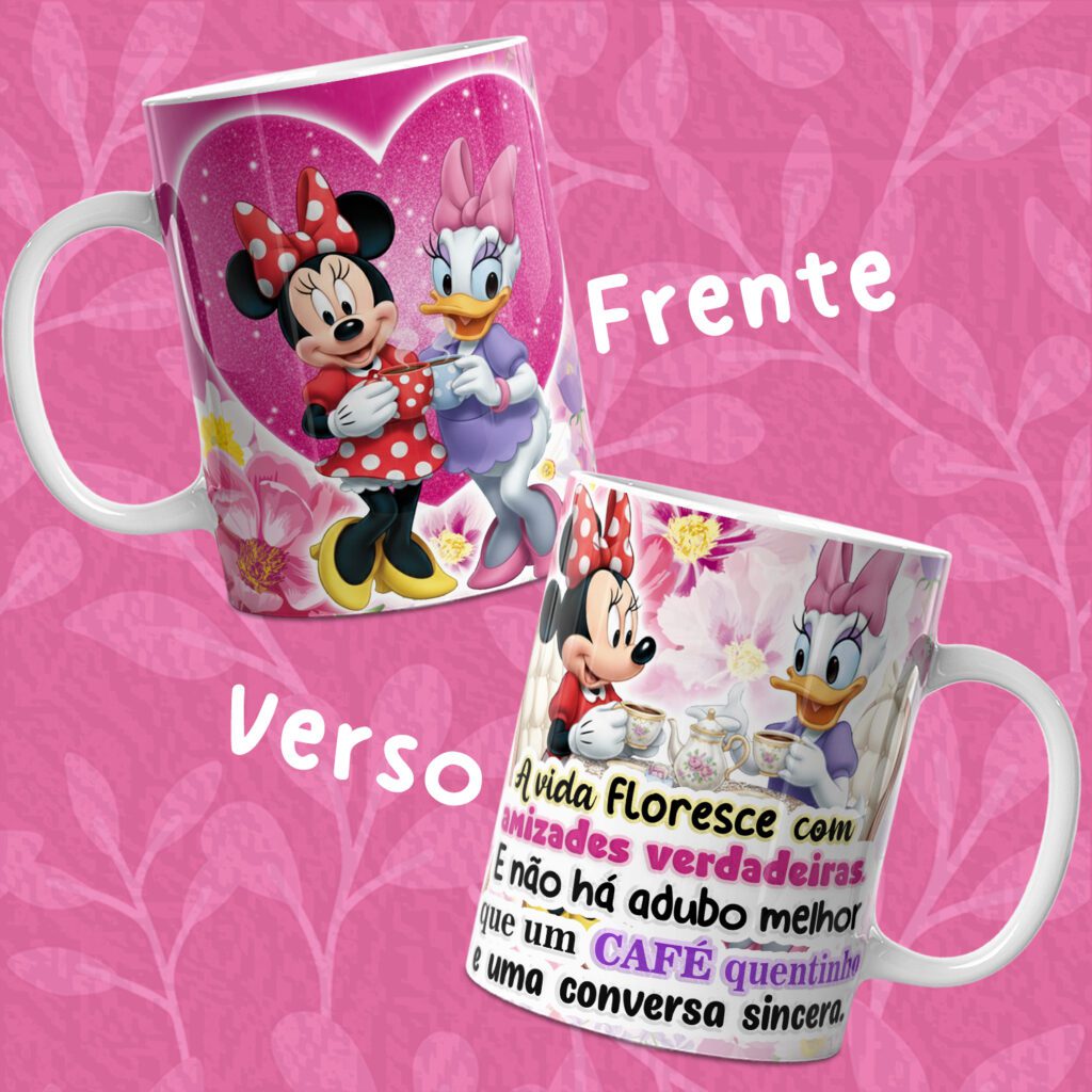 Amizade Minnie - Arte Avulsa Caneca - Imagem 1