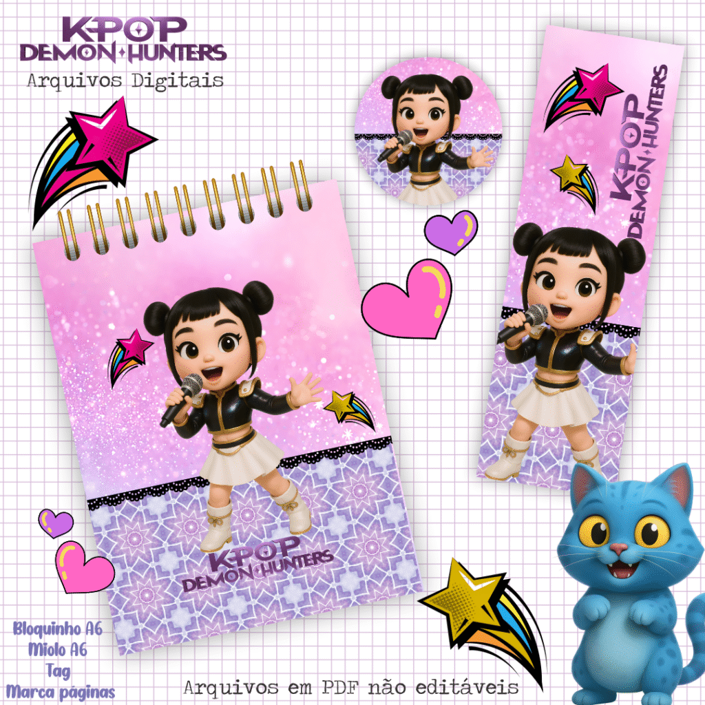 Kit Guerreiras K-Pop (Crys Arts) - Imagem 3