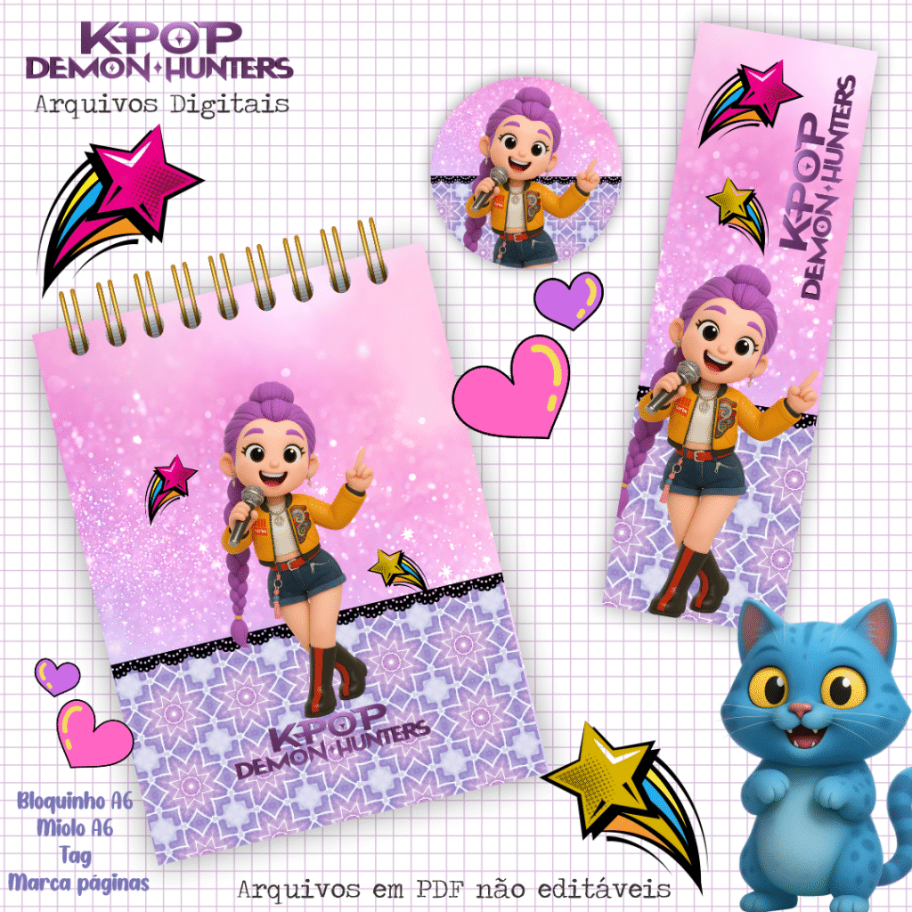 Kit Guerreiras K-Pop (Crys Arts) - Imagem 2