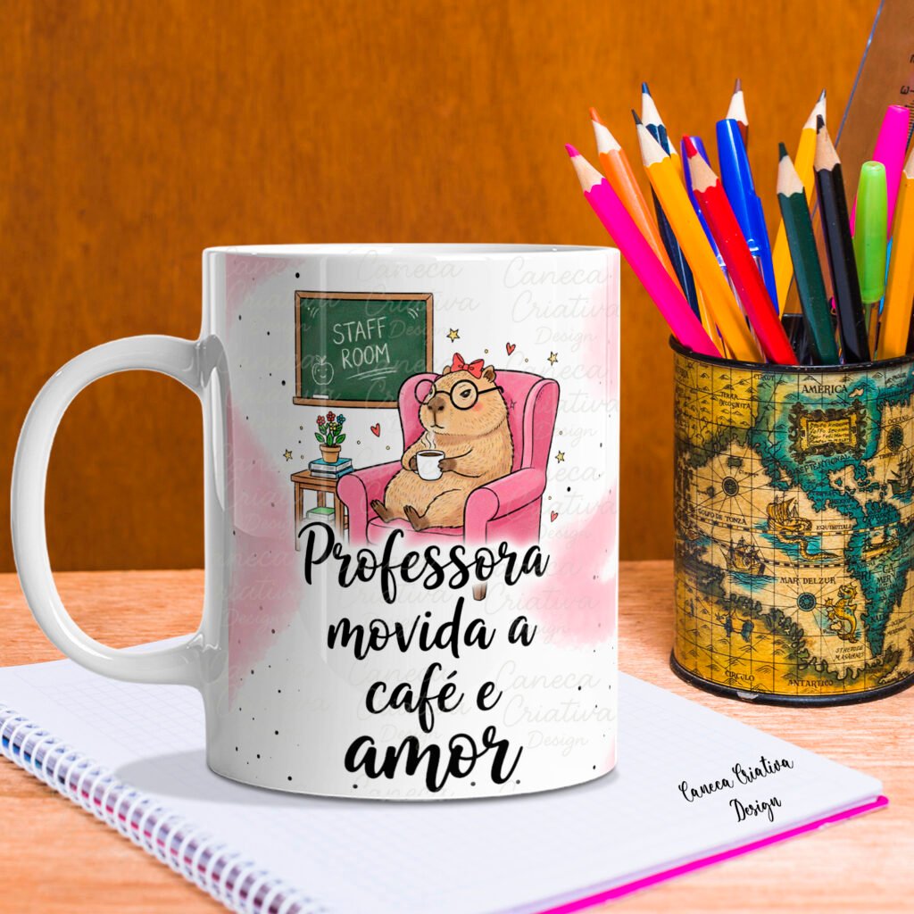 Capivarinhas Professores 2025 (Caneca Criativa) - Imagem 10