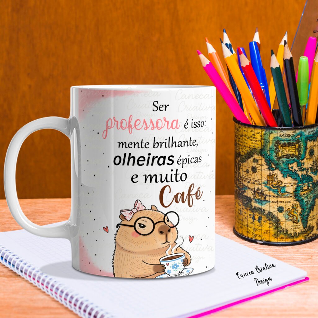 Capivarinhas Professores 2025 (Caneca Criativa) - Imagem 8