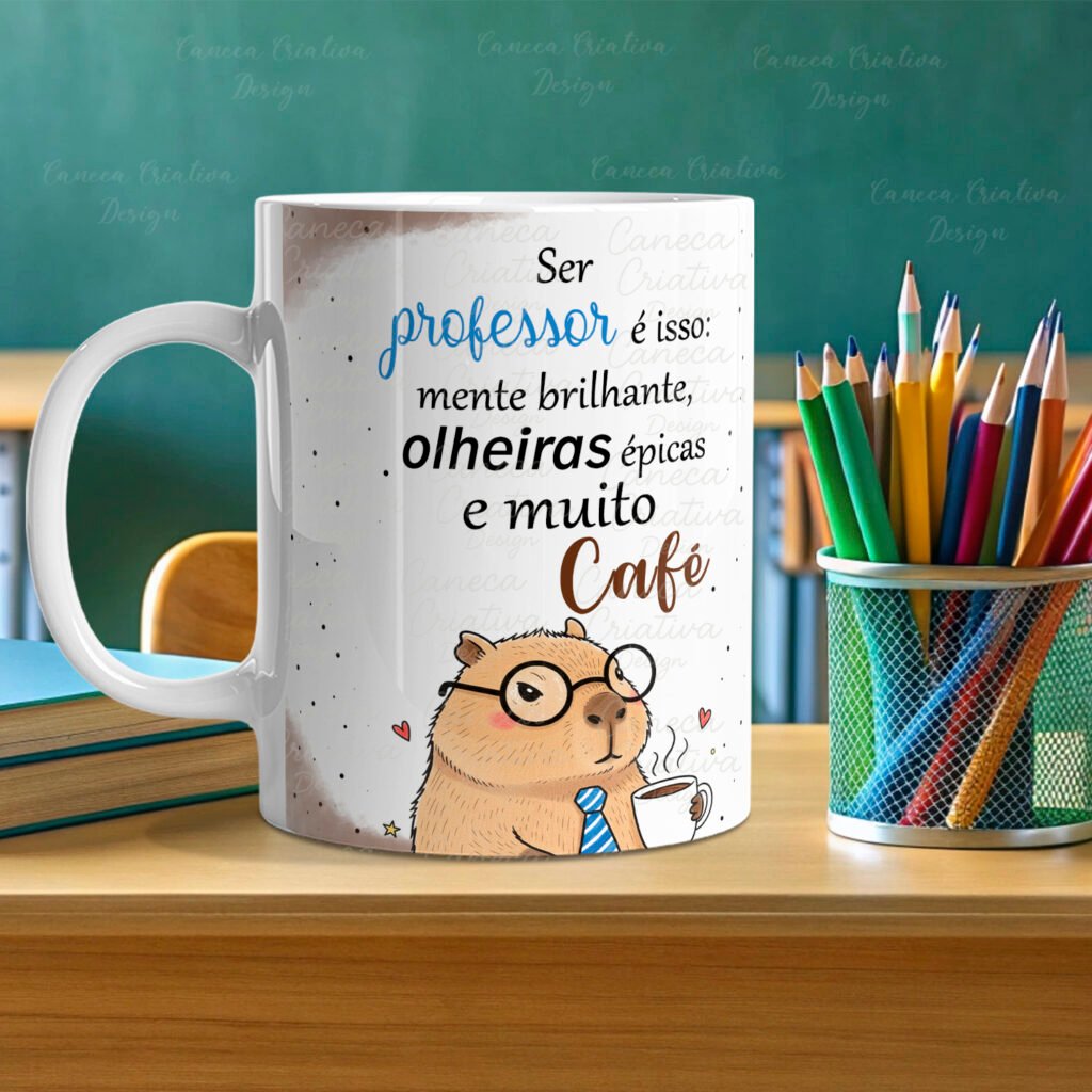 Capivarinhas Professores 2025 (Caneca Criativa) - Imagem 16