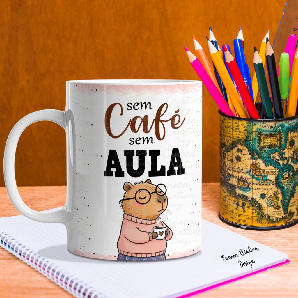 Capivarinhas Professores 2025 (Caneca Criativa) - Imagem 7