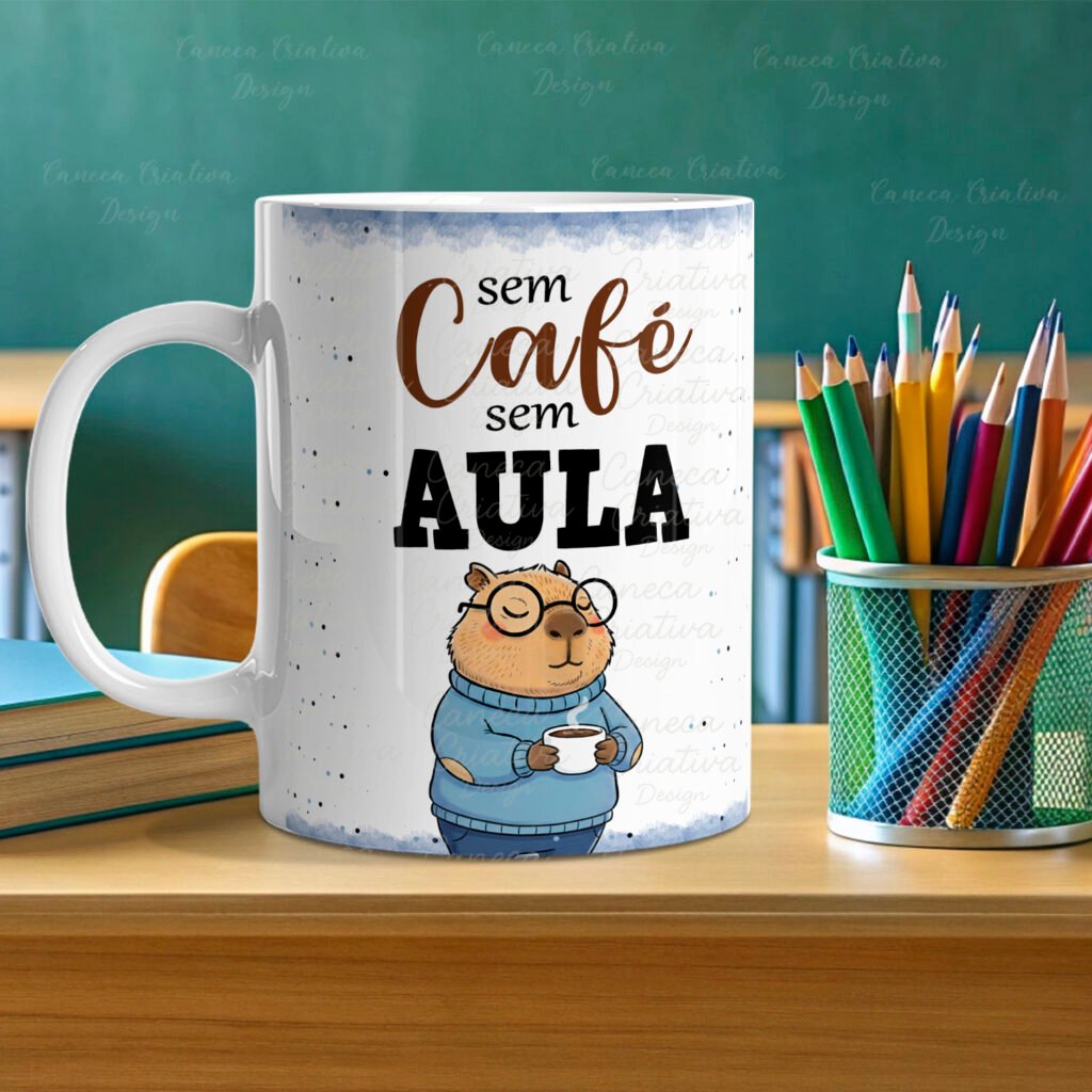 Capivarinhas Professores 2025 (Caneca Criativa) - Imagem 15