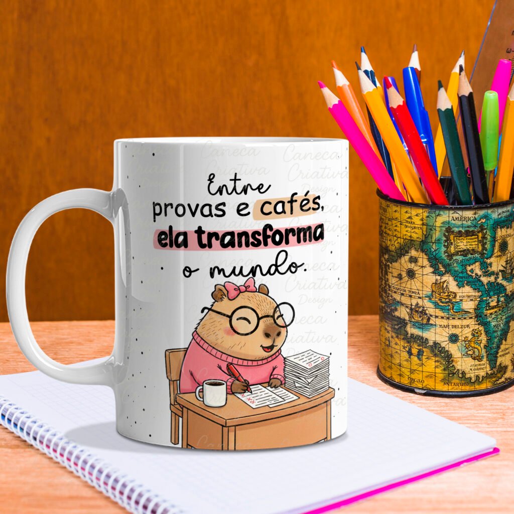 Capivarinhas Professores 2025 (Caneca Criativa) - Imagem 1