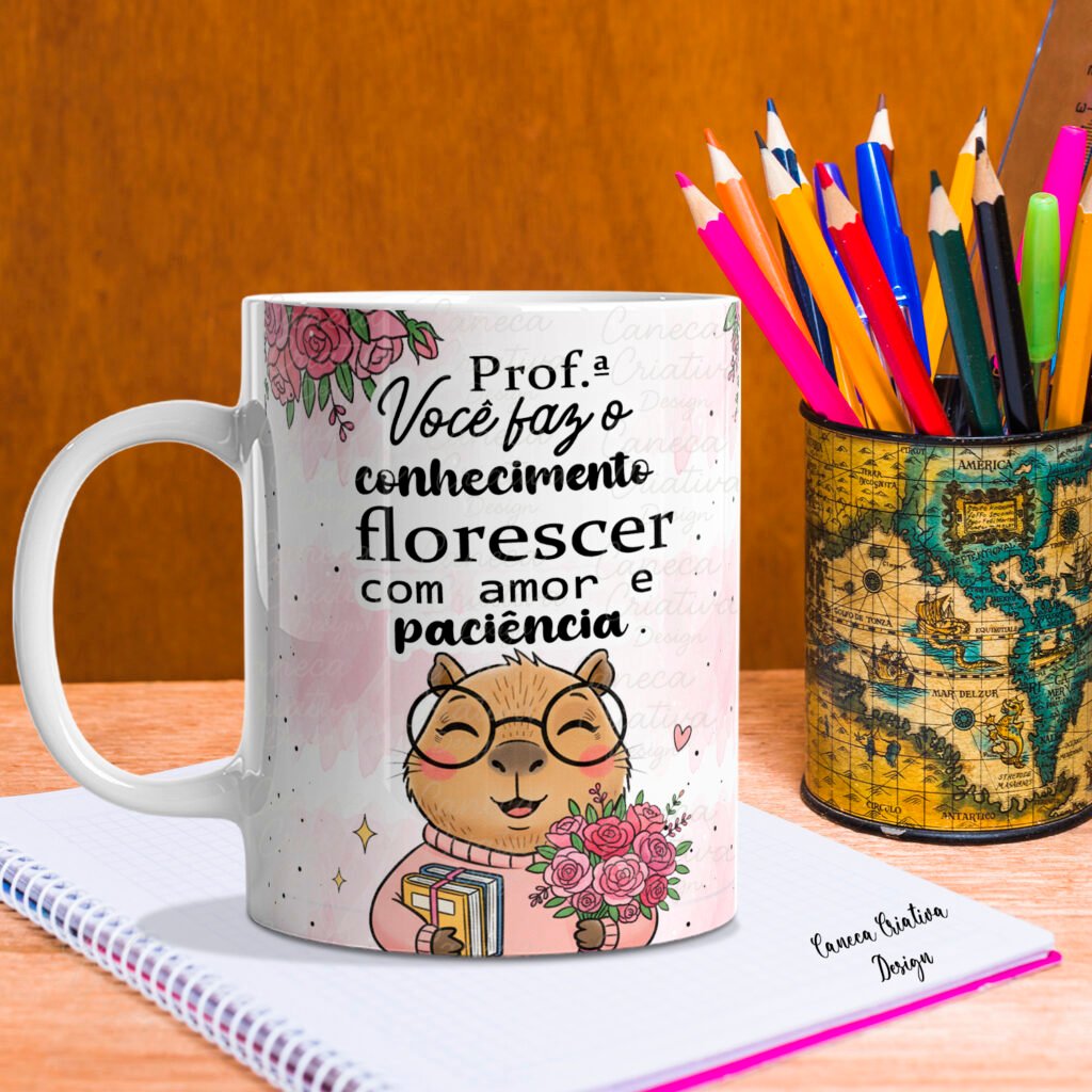Capivarinhas Professores 2025 (Caneca Criativa) - Imagem 5