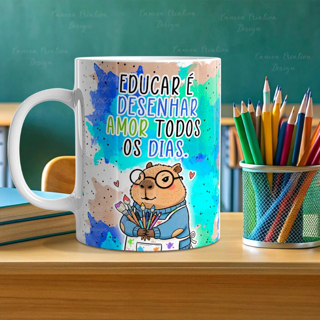 Capivarinhas Professores 2025 (Caneca Criativa) - Imagem 20