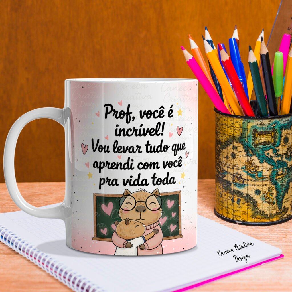 Capivarinhas Professores 2025 (Caneca Criativa) - Imagem 2