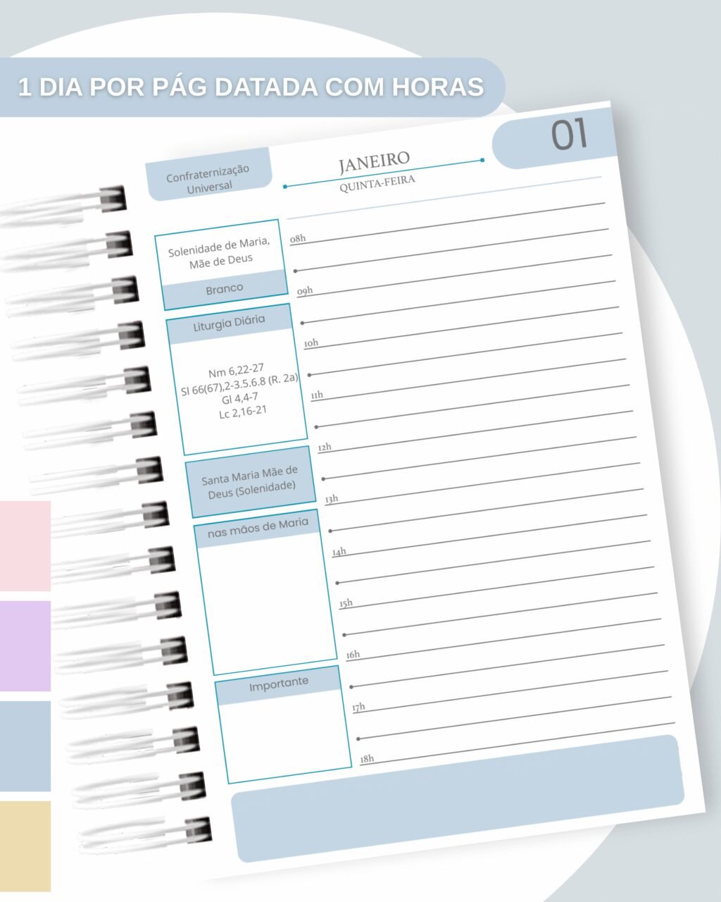 Agenda Católica 2026 (Abelhinha) - Imagem 4