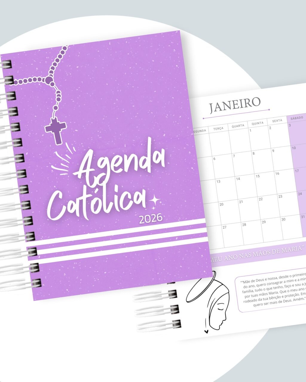 Agenda Católica 2026 (Abelhinha) - Imagem 10