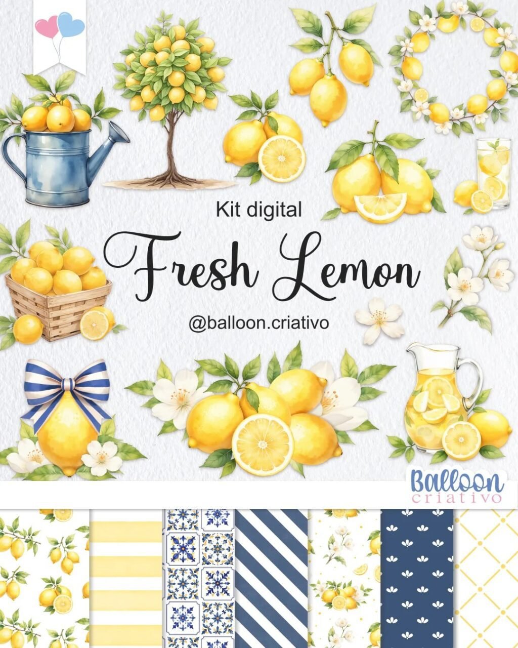 Fresh Lemon - Kit Digital - Imagem 1