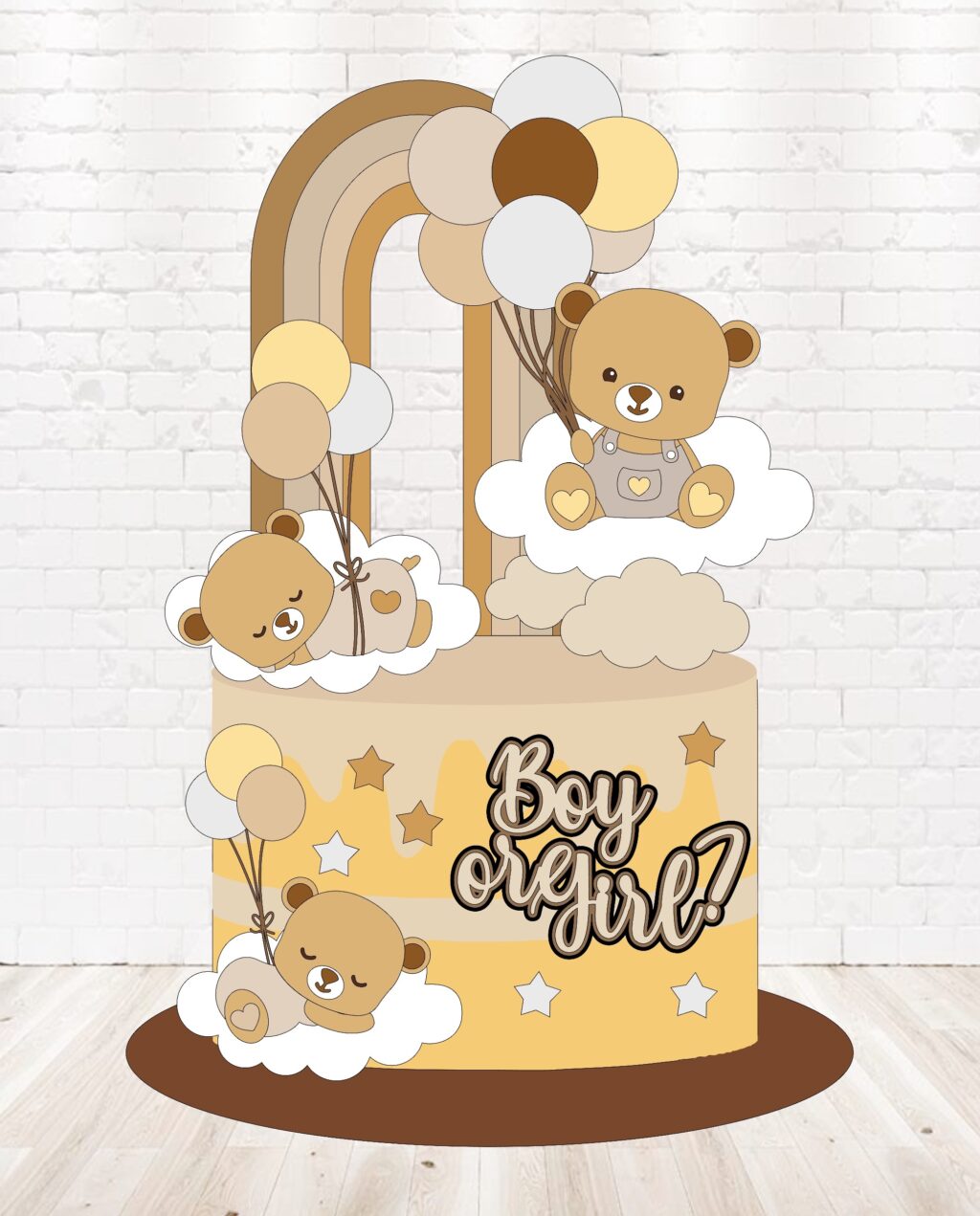 Ursinhos - Topo de Bolo - Imagem 1