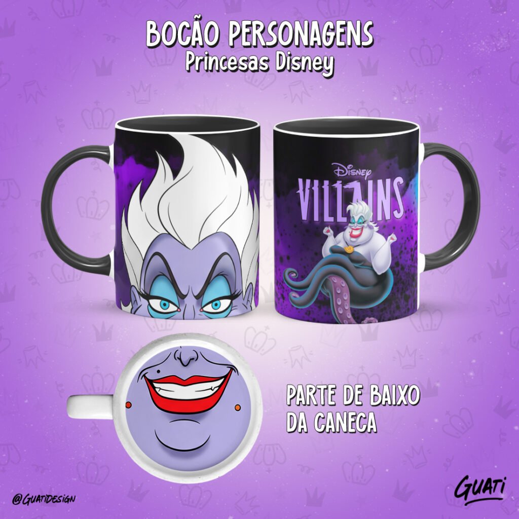 Bocão Princesas - Artes para Caneca - Imagem 18