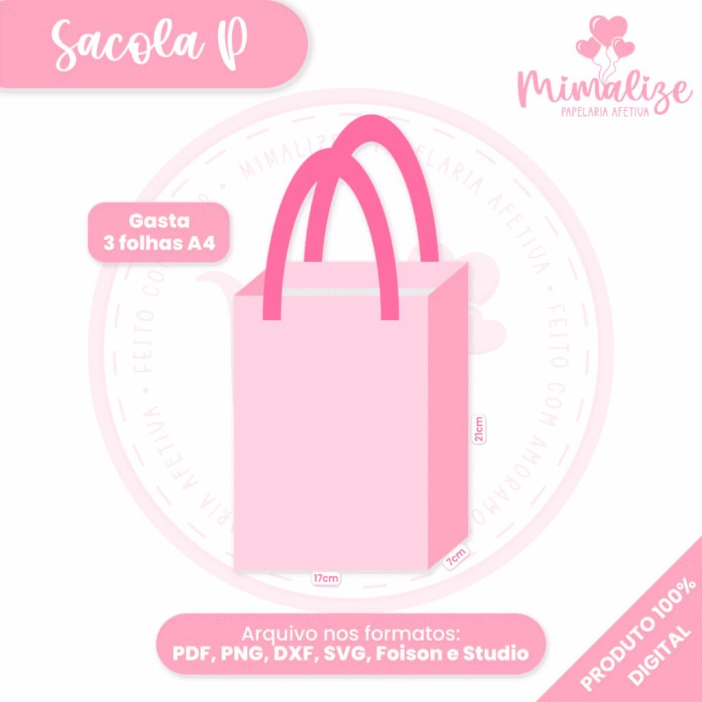 Molde Sacola P - Imagem 1