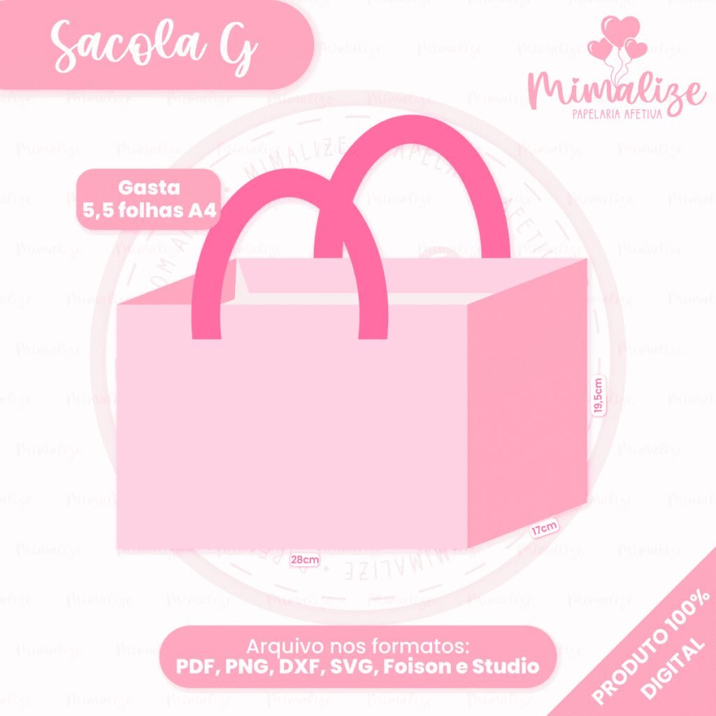 Molde Sacola G - Imagem 1