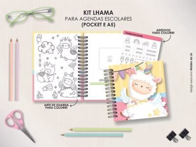 COMBO A5 - Agendas Escolares (Moldes da Lê) - Imagem 6