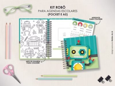 COMBO A5 - Agendas Escolares (Moldes da Lê) - Imagem 3