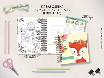 COMBO A5 - Agendas Escolares (Moldes da Lê) - Imagem 2