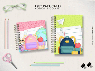 COMBO A5 - Agendas Escolares (Moldes da Lê) - Imagem 5
