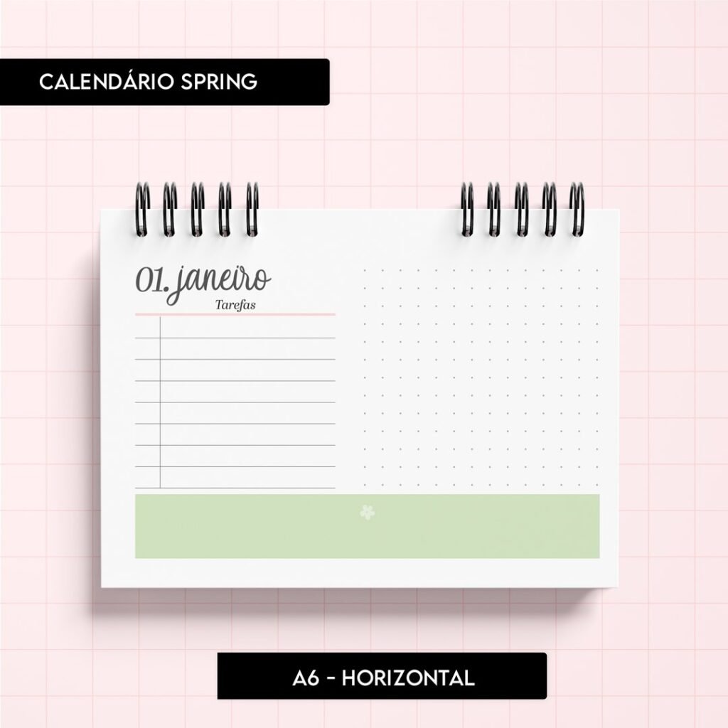 Calendário Spring 2026 (Trilha de Papel) - Imagem 29