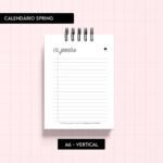 Calendário Spring 2026 (Trilha de Papel) - Imagem 32