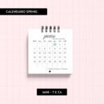 Calendário Spring 2026 (Trilha de Papel) - Imagem 37