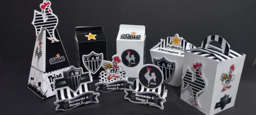 Atlético Mineiro Galo Doido - Kit Festa Pronta - Imagem 1