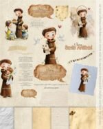 Kit Digital Ilustrações Viva Santo Antônio - Toninho (Carinas Paper)