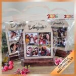 Porta fotos no estilo madeira com calendário 2026 (Iza) - Imagem 4