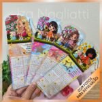 4 Modelos de marca páginas com calendário – Meninas 2026 (Iza)