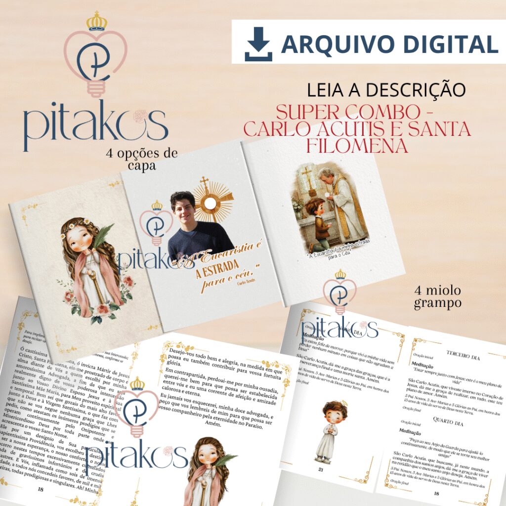 ANP – Super Combo Carlo Acutis e Santa Filomena (Pitakos) - Imagem 2