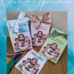 Colorindo e Aprendendo - Guarda Lapis de Cor + Livrinho de Colorir