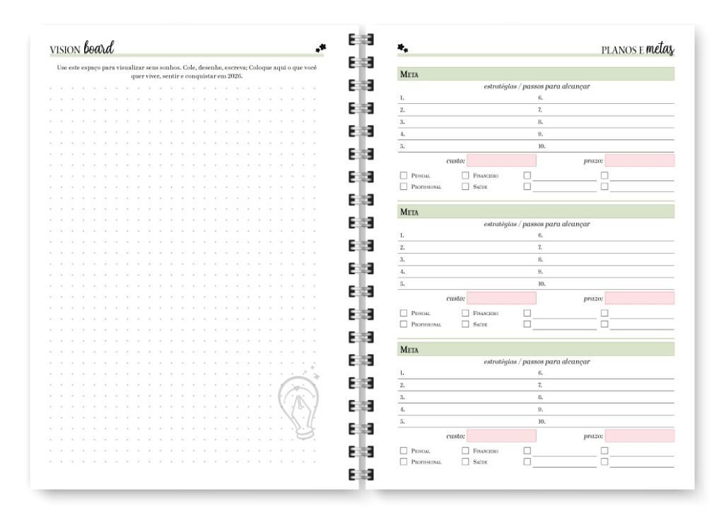 Planner Spring 2026 (Trilha de Papel) - Imagem 4