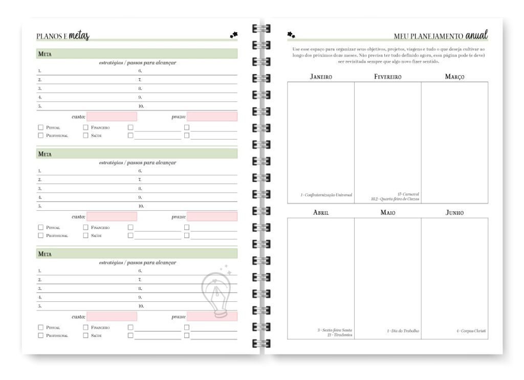 Planner Spring 2026 (Trilha de Papel) - Imagem 5