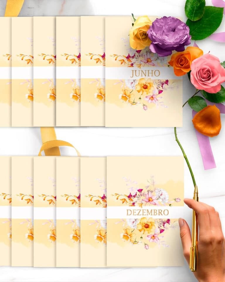 Agenda 2026 - 1DPP Floral Encanto (Bicho Papel) - Imagem 2