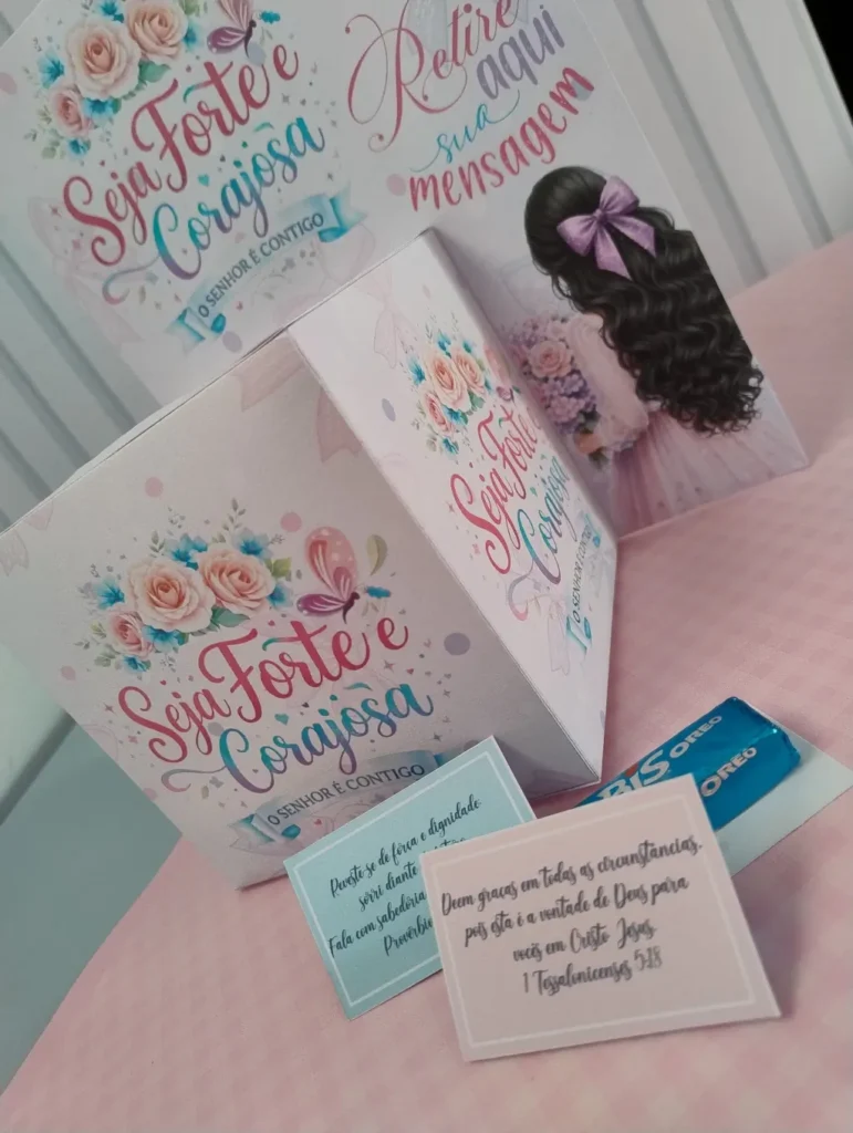 Box Mensagem Forte e Corajosa - Dia da Mulher - Imagem 4